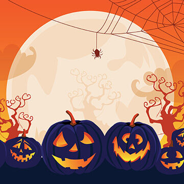 cartoon pumpkins